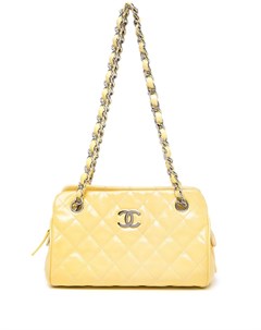 Стеганая сумка на плечо 2010 х годов с логотипом CC Chanel pre-owned