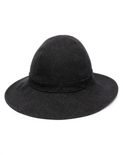 Однотонная шляпа с лентой Ami paris