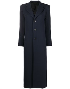 Длинное однобортное пальто Ami paris