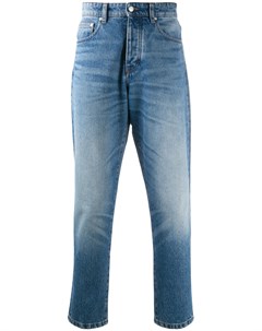 Укороченные джинсы прямого кроя Ami paris