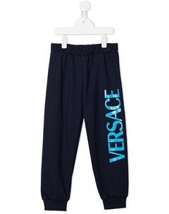 Спортивные брюки с логотипом Versace kids