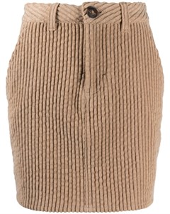 Вельветовая мини юбка Ami paris