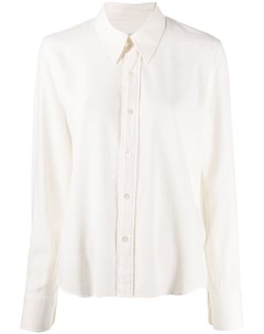 Классическая рубашка широкого кроя с нагрудным карманом Ami paris