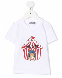 Футболка с логотипом Moschino kids