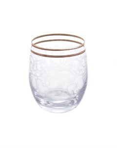 Набор стаканов для воды прозрачные узоры 6 шт прозрачный Crystalite bohemia