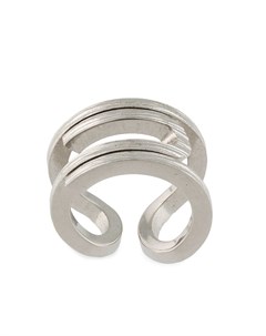 Фактурное бронзовое кольцо Off-white