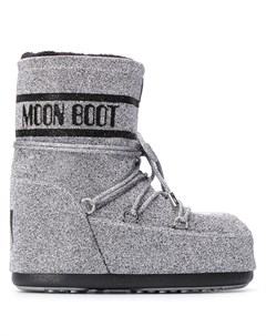 Ботинки на шнуровке с блестками Moon boot