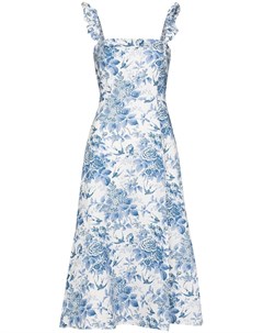 Платье миди Spaulding с цветочным принтом Reformation