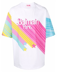 Футболка с логотипом из коллаборации с Barbie Balmain