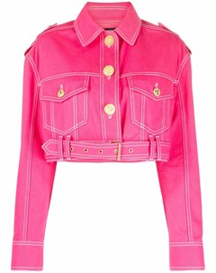 Укороченная джинсовая куртка из коллаборации с Barbie Balmain