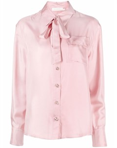 Шелковая блузка с завязками Zimmermann