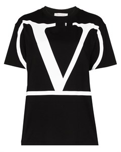 Футболка оверсайз с логотипом VLogo Valentino
