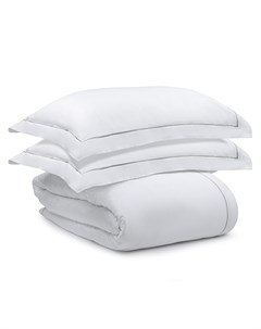 Комплект постельного белья essential белый 200x220 см Tkano