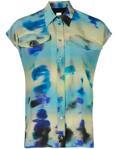 Шелковая блузка с абстрактным принтом Paul smith