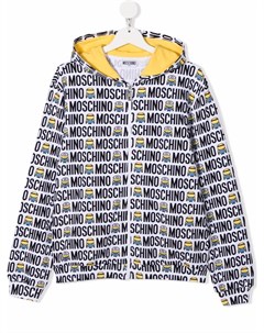 Куртка Minion с капюшоном и логотипом Moschino kids