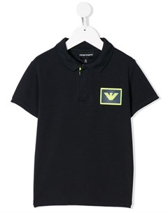 Рубашка поло с логотипом Emporio armani kids