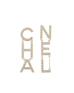 Непарные серьги 2019 го года с кристаллами Chanel pre-owned