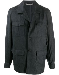 Однобортная куртка в стиле милитари Canali