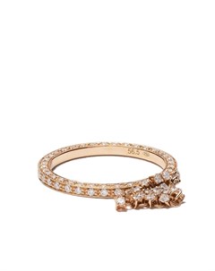 Золотое кольцо Fluid Captured с бриллиантами Maison dauphin
