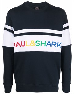 Толстовка с вышитым логотипом и вставками Paul & shark
