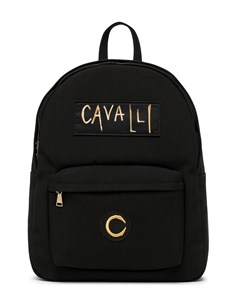 Рюкзак с нашивкой логотипом Roberto cavalli junior