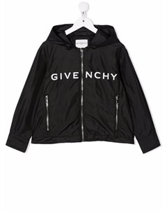 Куртка с капюшоном и логотипом Givenchy kids