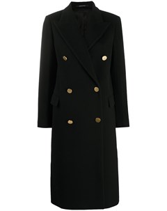 Двубортное пальто с длинными рукавами Tagliatore