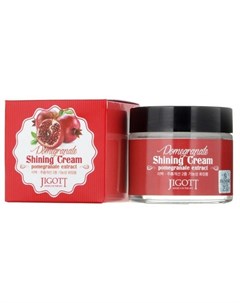 Крем для лица с экстрактом граната pomegranate shining cream Jigott
