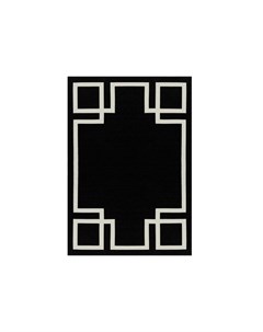 Ковер hampton black черный 160x230 см Carpet decor