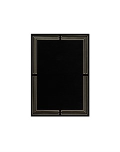 Ковер royal black черный 160x230 см Carpet decor