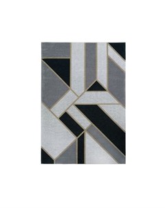 Ковер gatsby black серый 160 см Carpet decor