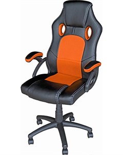 Офисное кресло Дино X 2706 черный оранжевый Mio tesoro