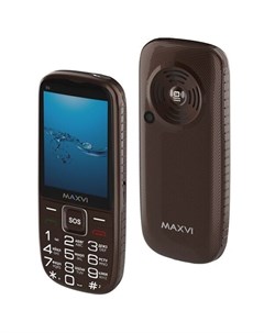 Мобильный телефон b9 коричневый Maxvi