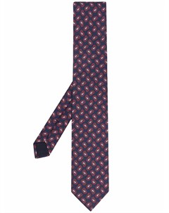 Шелковый галстук с принтом пейсли Corneliani