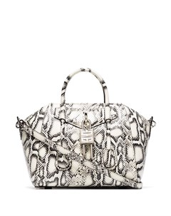 Мини сумка Antigona со змеиным принтом Givenchy