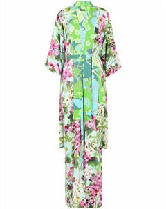 Пальто кимоно с цветочным принтом Dolce&gabbana