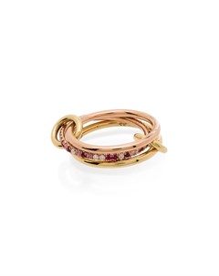 Кольцо из розового и желтого золота с камнями Spinelli kilcollin