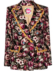 Вельветовый пиджак Sator с цветочным принтом Celia b