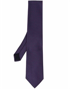 Шелковый галстук в горох Corneliani