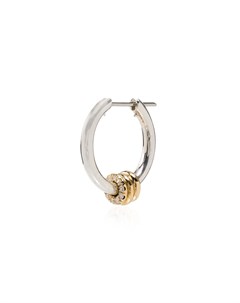 Золотая серьга кольцо Ara SG с бриллиантом Spinelli kilcollin