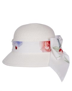 Соломенная шляпа с цветочным принтом Lapin house