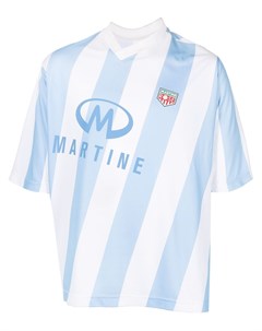 Футболка в полоску с логотипом Martine rose