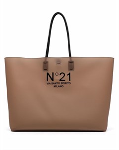 Большая сумка тоут с логотипом Nº21