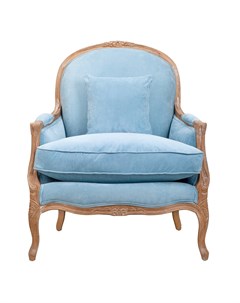 Кресло aldo light blue голубой 84x103x85 см Mak-interior