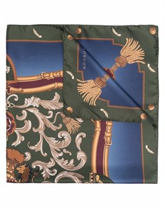 Шелковый платок Signature с эффектом омбре Aspinal of london