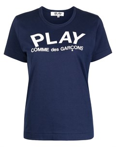 Футболка с логотипом Comme des garçons play
