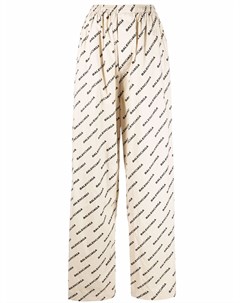 Широкие брюки с логотипом Typo Balenciaga