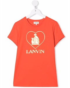 Футболка Mother and Child с логотипом Lanvin enfant