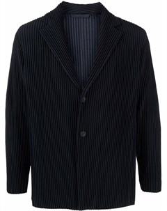 Однобортный пиджак с плиссировкой Homme plissé issey miyake