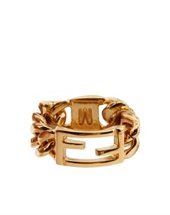 Цепочное кольцо с логотипом FF Fendi
